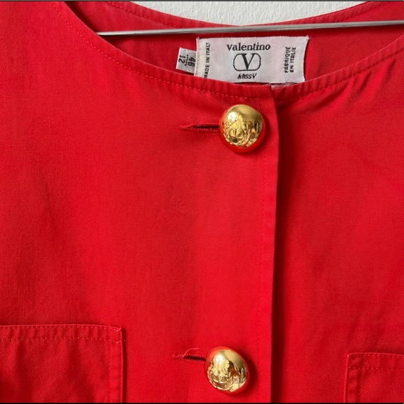 SALE 💃 Valentino Red Oversized Mini Dress - Auth - Picture 4 of 4